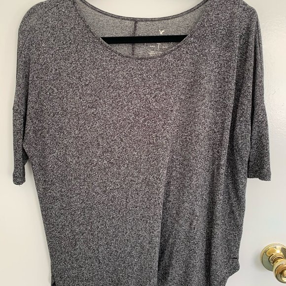 American Eagle Outfitters Tops - Loose Fitting Gray Shirt
